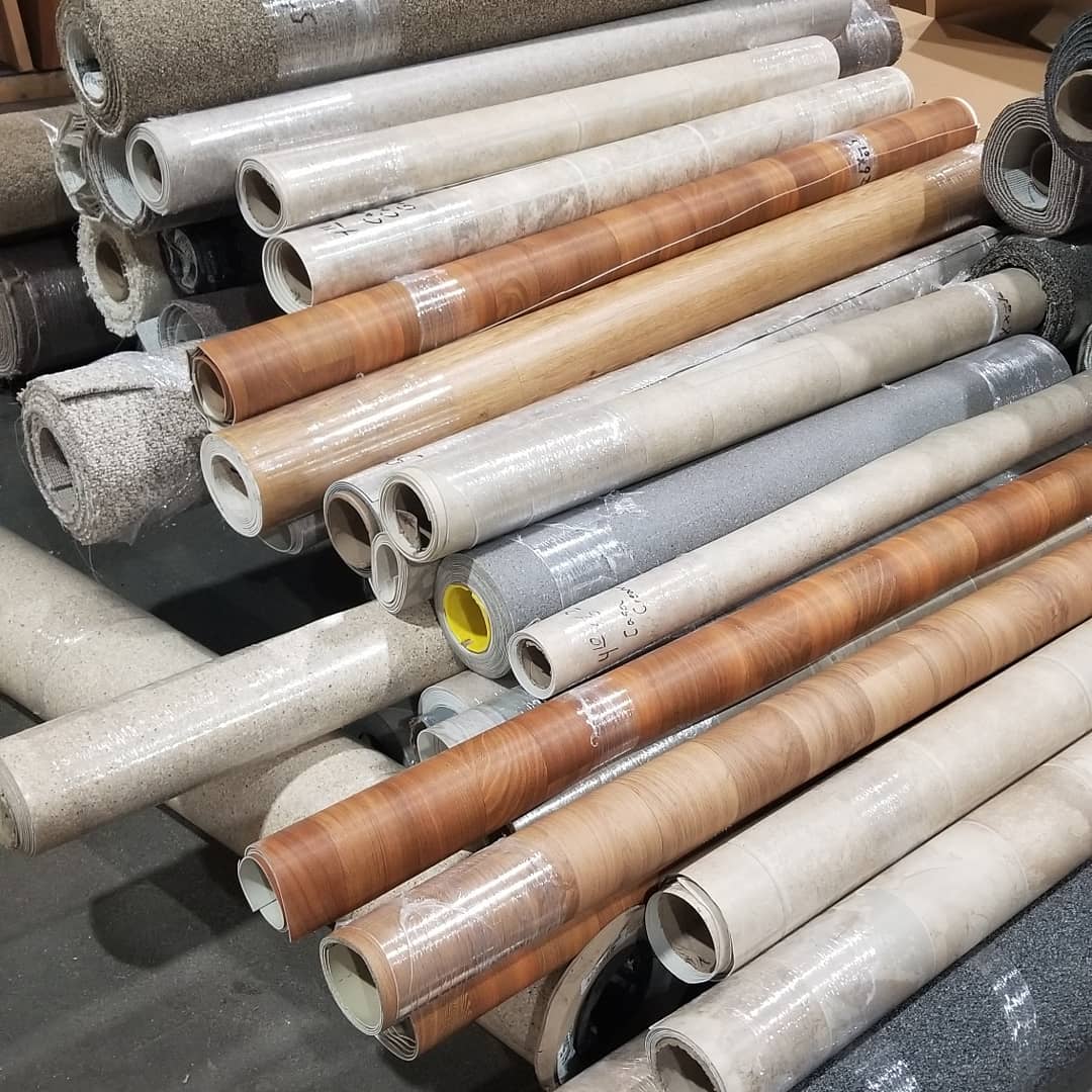Remnant rolls of carpet and vinyl #flooring just arrived. Stop in for  pricing - Big Jims Home Center Concord NH